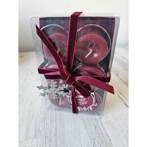Pier 1 winterberry votives candle tea light set six new retired sent Kindles